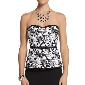 #134  WHITE HOUSE BLACK MARKET Lace Bustier
